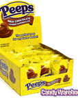 Peeps Milk Chocolate Covered Marshmallow Chicks: 24-Piece Box