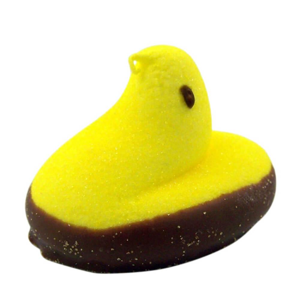 Peeps Milk Chocolate Dipped Marshmallow Chicks: 3-Piece Pack - Candy Warehouse