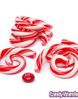 Peppermint Candy Garnish Curls: 6-Piece Set