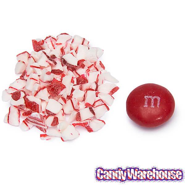 Peppermint Crumble Crushed Hard Candy - Red and White: 2LB Bag - Candy Warehouse