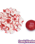 Peppermint Crumble Crushed Hard Candy - Red and White: 2LB Bag - Candy Warehouse