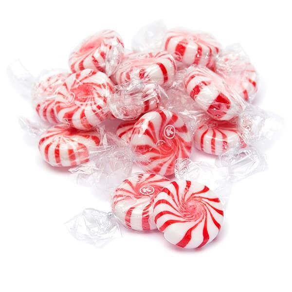 Peppermint Pinwheel Mints Candy: 5LB Bag | Candy Warehouse