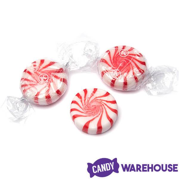 Peppermint Pinwheel Mints Candy: 5LB Bag - Candy Warehouse