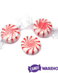 Peppermint Pinwheel Mints Candy: 5LB Bag - Candy Warehouse