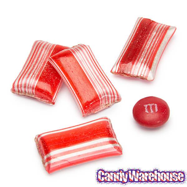 Peppermint Snaps Hard Candy with Chocolate Filling: 5-Ounce Bag - Candy Warehouse