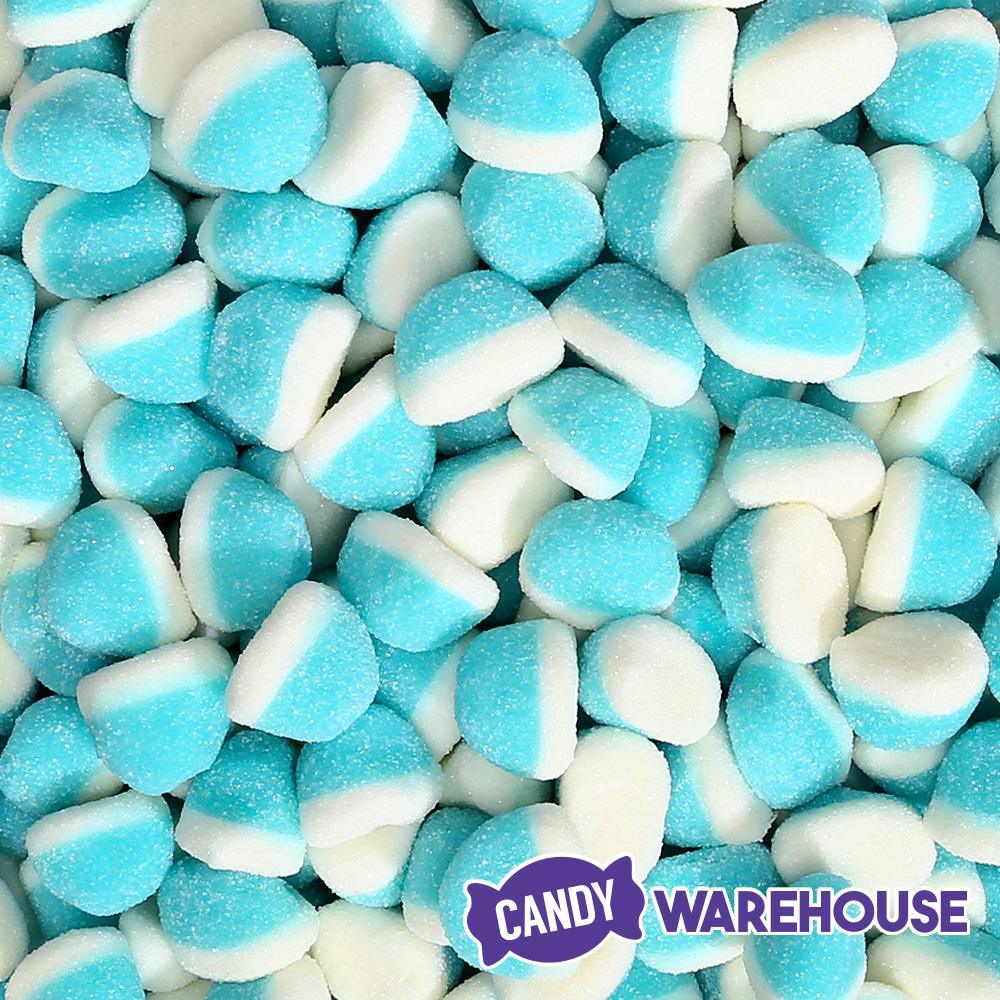 Petite Pufflettes Gummy Bites - Blue Raspberry: 5LB Bag - Candy Warehouse