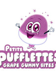 Petite Pufflettes Gummy Bites - Grape: 16-Ounce Bag