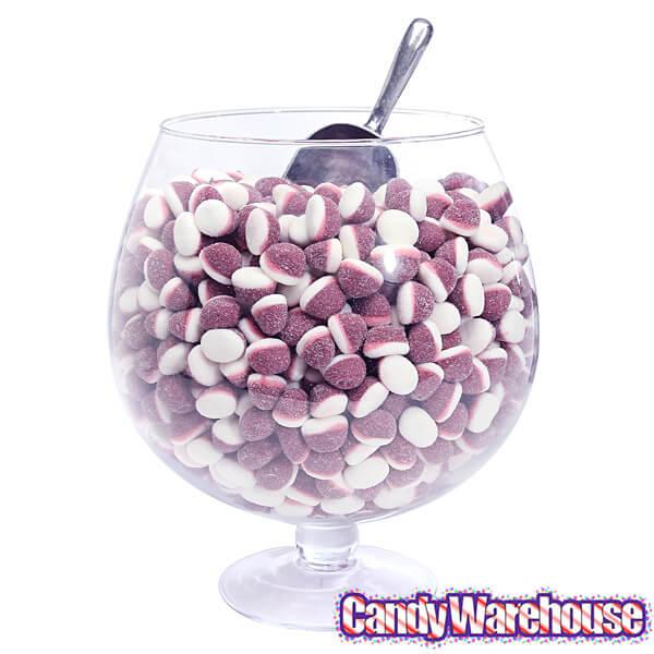 Petite Pufflettes Gummy Bites - Grape: 5LB Bag - Candy Warehouse