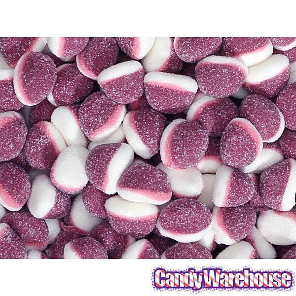 Petite Pufflettes Gummy Bites - Grape: 5LB Bag - Candy Warehouse