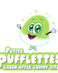 Petite Pufflettes Gummy Bites - Green Apple: 16-Ounce Bag - Candy Warehouse