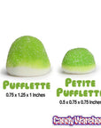 Petite Pufflettes Gummy Bites - Green Apple: 16-Ounce Bag - Candy Warehouse