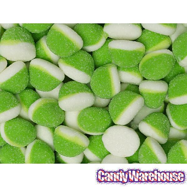 Petite Pufflettes Gummy Bites - Green Apple: 5LB Bag - Candy Warehouse