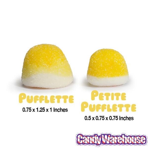 Petite Pufflettes Gummy Bites - Lemon: 16-Ounce Bag - Candy Warehouse