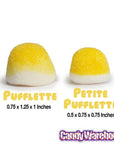 Petite Pufflettes Gummy Bites - Lemon: 5LB Bag