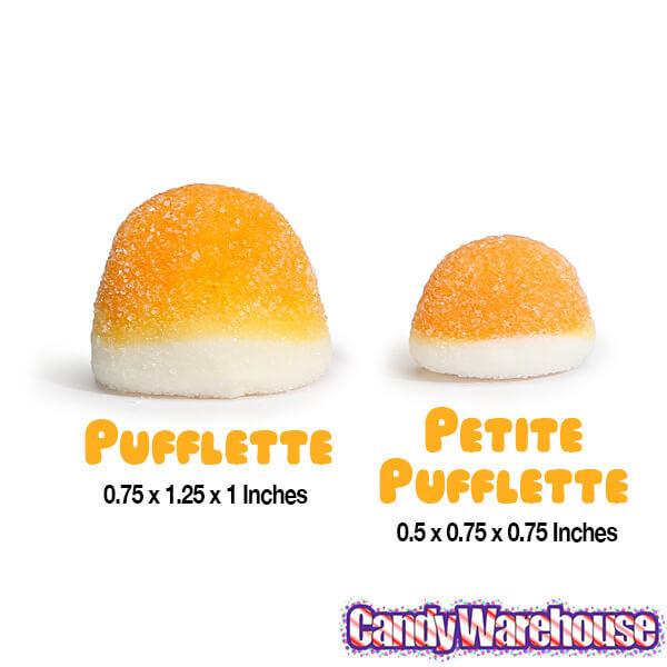 Petite Pufflettes Gummy Bites - Orange: 16-Ounce Bag - Candy Warehouse