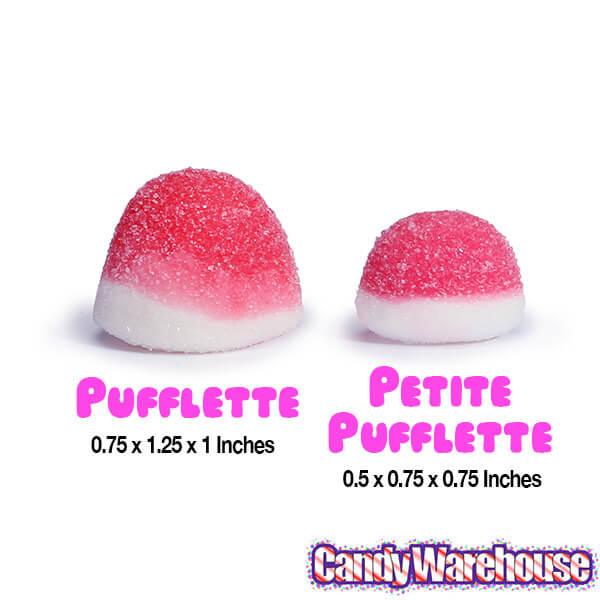 Petite Pufflettes Gummy Bites - Strawberry: 16-Ounce Bag - Candy Warehouse