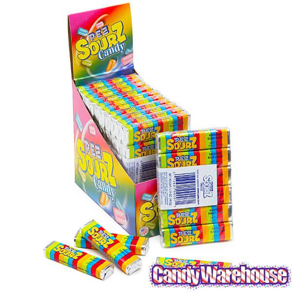 PEZ SourZ Candy Refills 6-Packs: 12-Piece Box - Candy Warehouse