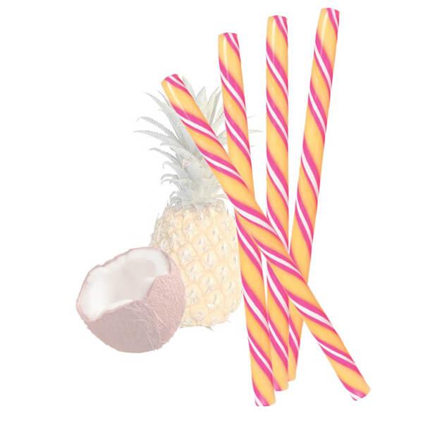 Pina Colada Hard Candy Sticks: 100-Piece Box - Candy Warehouse