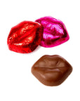 Pink & Red Foiled Chocolate Lips: 4LB Bag