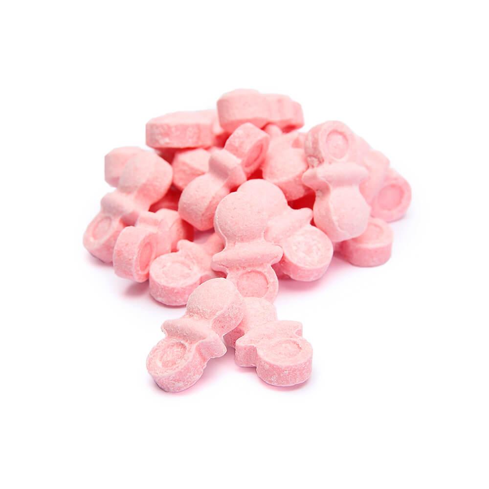 Pink Baby Pacifiers Candy: 12-Ounce Bag - Candy Warehouse