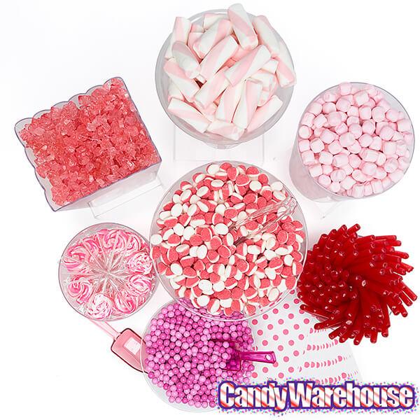 Pink Candy Buffet Kit: 25 to 50 Guests - Candy Warehouse