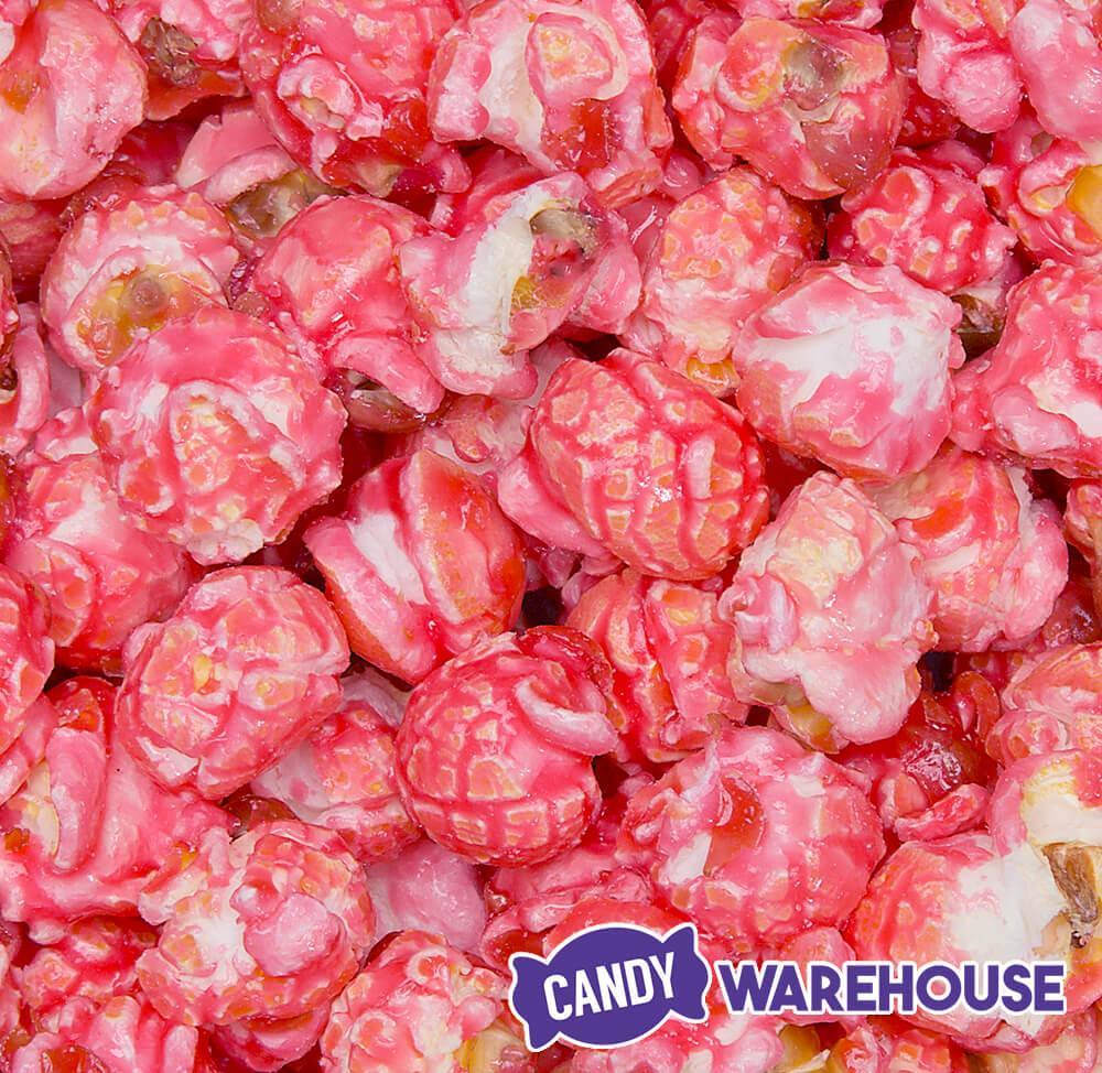 Pink Candy Coated Popcorn - Bubblegum: 1-Gallon Bag - Candy Warehouse