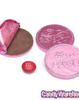 Pink Foiled Baby Girl Milk Chocolate Coins: 1LB Bag