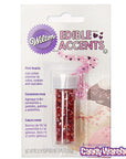 Pink Hearts Edible Accents: 0.06-Ounce Bottle