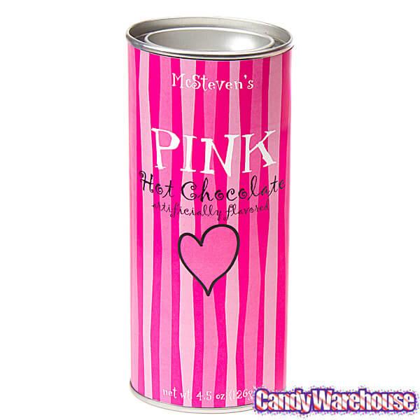 Pink Hot Chocolate Powder: 4.5-Ounce Tin - Candy Warehouse