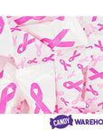 Pink Ribbon Breast Cancer Awareness Wrapped Butter Mint Creams: 300-Piece Case