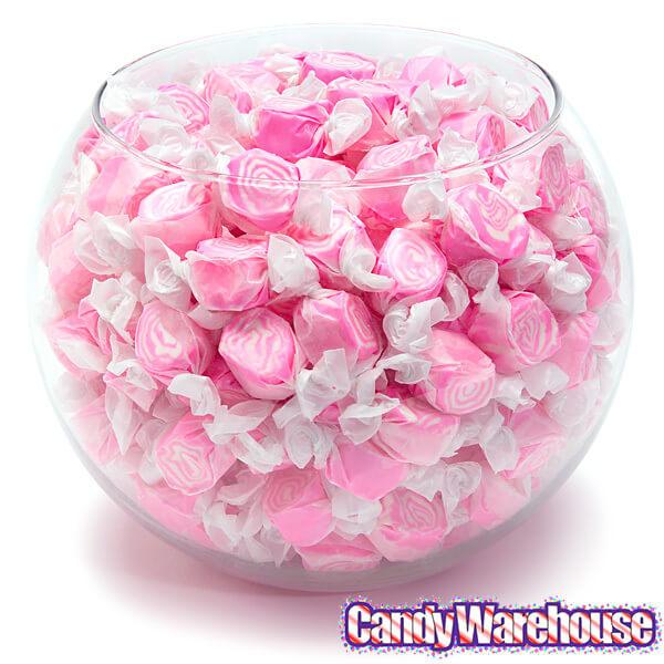 Pink with White Swirls Taffy: 3LB Bag - Candy Warehouse