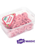 Pink Yogurt Covered Mini Pretzels: 9-Ounce Tub - Candy Warehouse