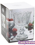 Pinwheel Crystal Footed Candy Dish - Candy Warehouse