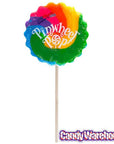 Pinwheel Pop 5-Ounce Psychedelic Swirl Suckers - Rainbow: 12-Piece Box - Candy Warehouse