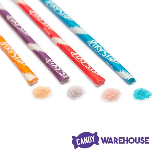 Pixy Stix Candy Powder Straws 4-Ounce Bags: 12-Piece Box | Candy Warehouse