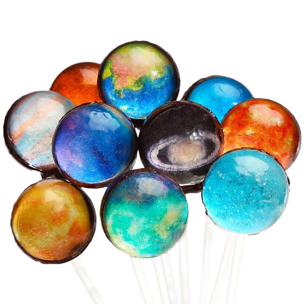 Planet Pops Space Suckers: 10-Piece Gift Pack - Candy Warehouse