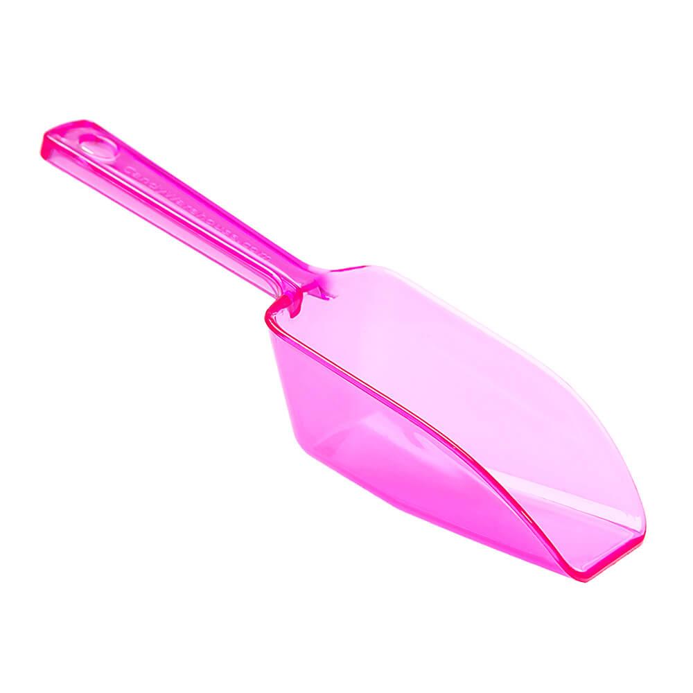 Plastic 2-Ounce Flat Bottom Candy Scoop - Hot Pink - Candy Warehouse