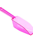 Plastic 2-Ounce Flat Bottom Candy Scoop - Hot Pink