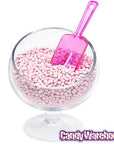 Plastic 2-Ounce Flat Bottom Candy Scoop - Hot Pink