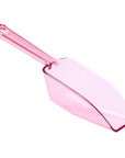 Plastic 2-Ounce Flat Bottom Candy Scoop - Pink