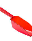 Plastic 2-Ounce Flat Bottom Candy Scoop - Red