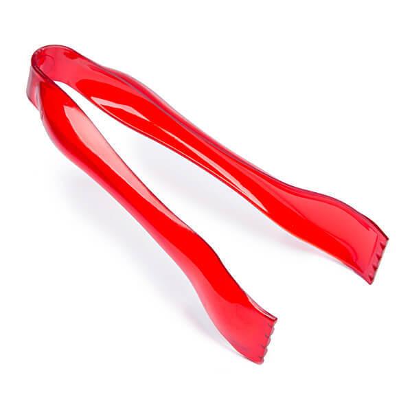 Plastic 6-Inch Candy Tongs - Red - Candy Warehouse