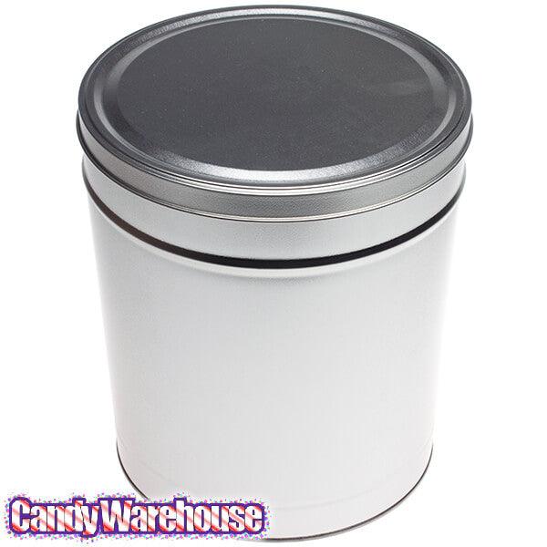 Platinum Tapered 3.5-Gallon Candy Tin - Candy Warehouse