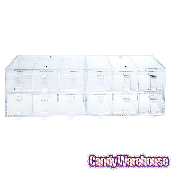 Plexiglas Candy Drawers: 12-Drawer Unit