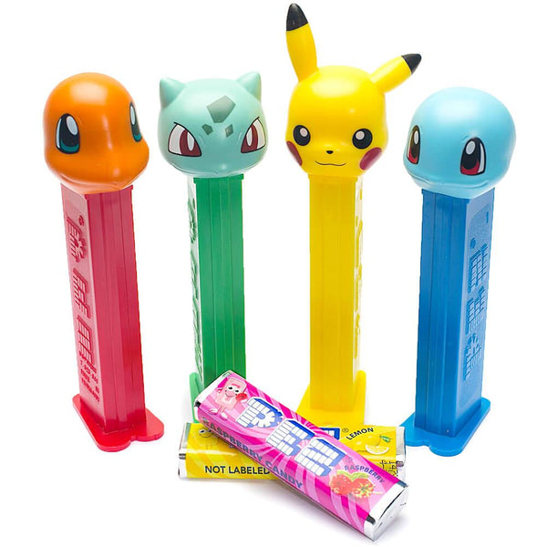  Pez Pokemon Dispensers Individually Wrapped Candy, Pokemon  Party Favors , Pokemon Party Favors For Kids, 12 Pack : Grocery & Gourmet  Food