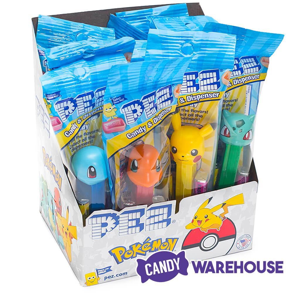 Pokemon PEZ Dispenser Candy Packs: 12-Piece Set - Candy Warehouse