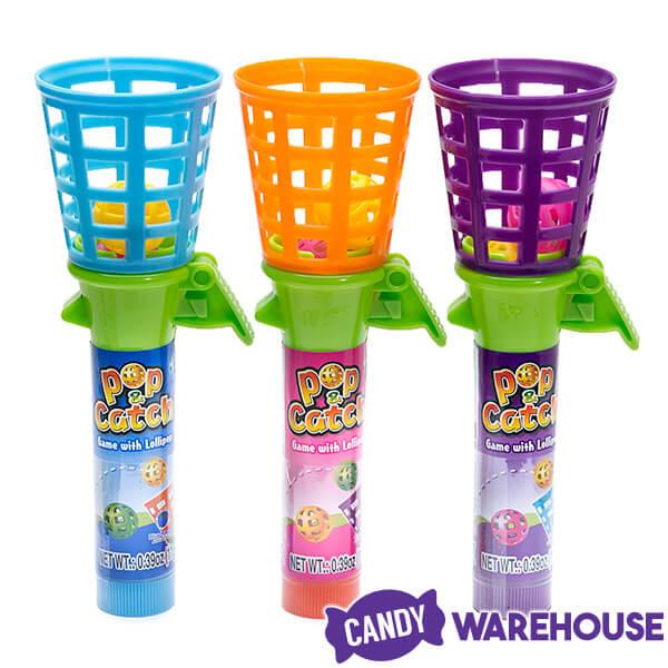 Pop & Catch Game with Lollipop: 12-Piece Box - Candy Warehouse