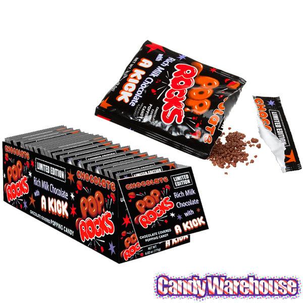 Pop Rocks Candy Packs - Chocolate: 24-Piece Box - Candy Warehouse