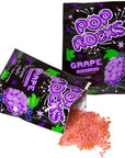 Pop Rocks Candy Packs - Grape: 24-Piece Box - Candy Warehouse