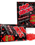 Pop Rocks Candy Packs - Strawberry: 24-Piece Box - Candy Warehouse